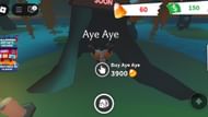 Aye Aye (Image via Roblox)
